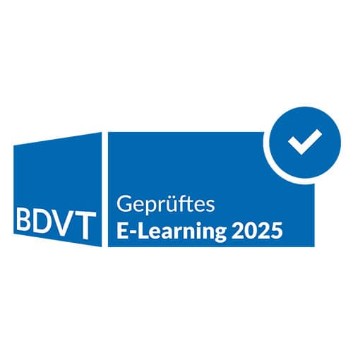 BDVT Geprüftes E-Learning 2025 qs